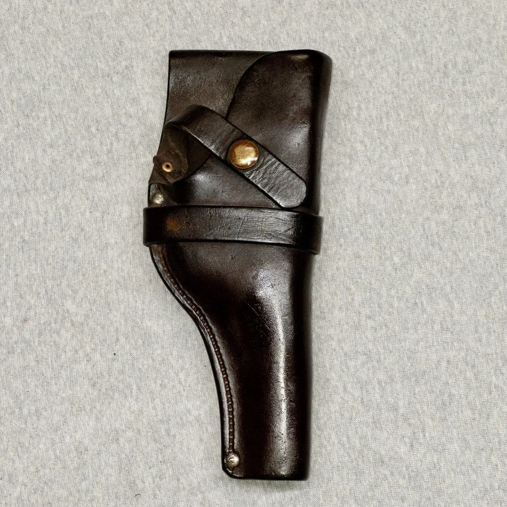 Vintage H H Heiser Leather Holster 923 Brass Snaps‎ Denver Colorado